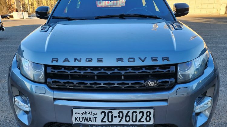 سيارة جيب لاندروفر ايفوك موديل 2013 للبيع فى حولى الكويت