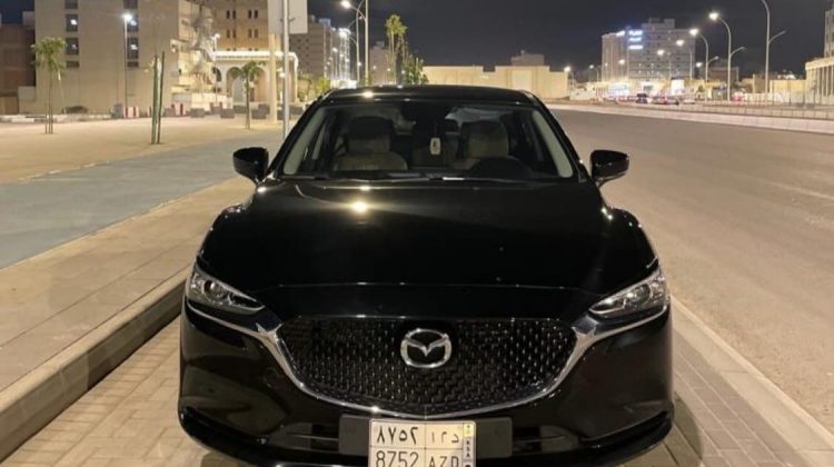 سيارة ⁨مازدا 6⁩ موديل 2021 للبيع فى المدينة المنورة السعودية